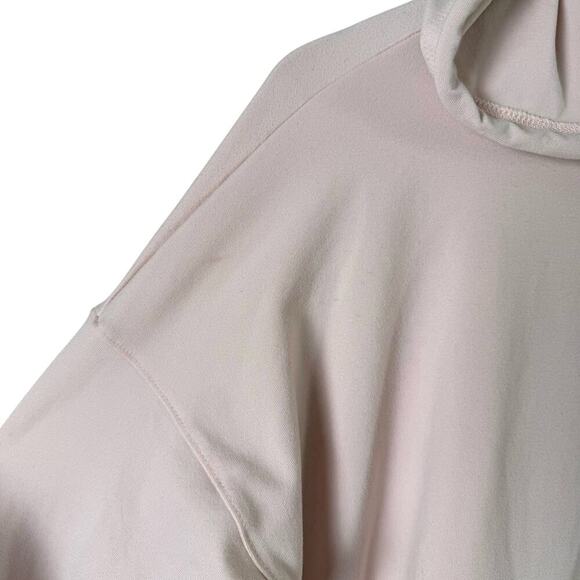 Nike Dri-Fit Blush Pink Cropped Hoodie Sweater Relaxed Fit Soft Stretchy, Medium - Picture 8 of 10